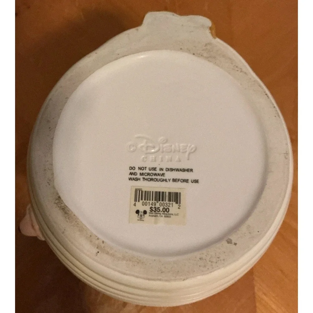 Disney Mickey Mouse Honeycomb Ceramic Cookie Jar, 10.5